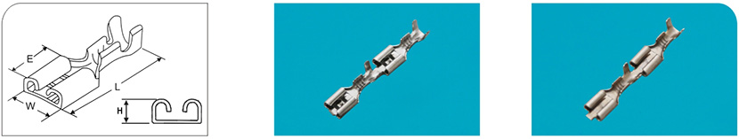 187系列鎖扣插簧端子產(chǎn)品圖