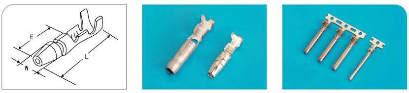 子彈頭型公母端子