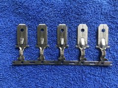 汽車連接器端子7.8帶鉤插片公端